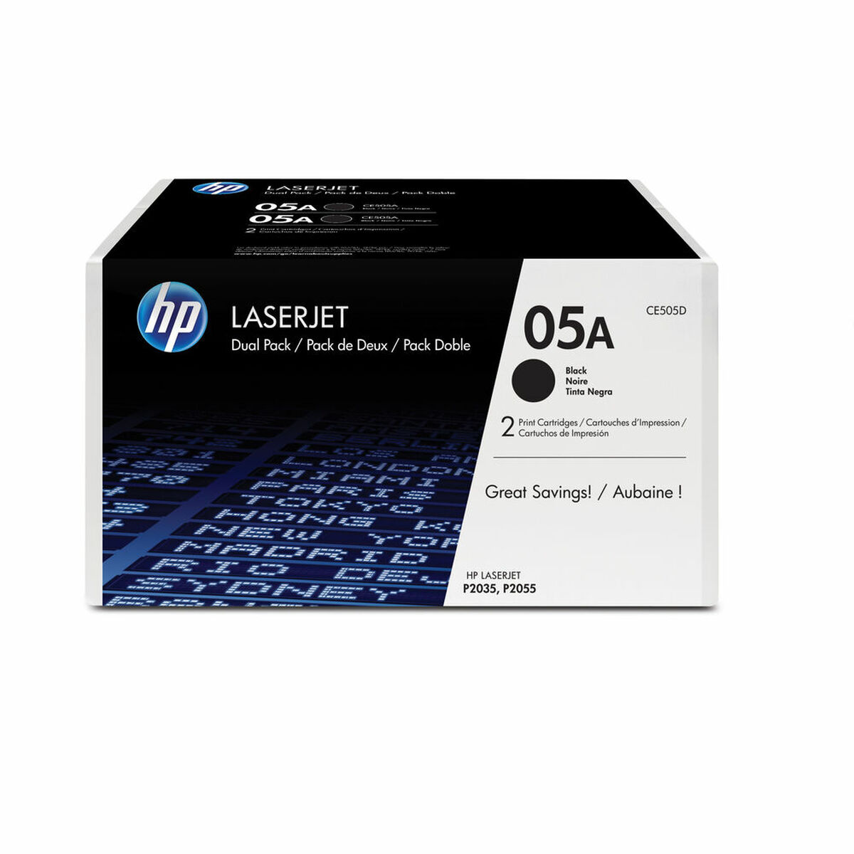Toner HP CE505D Toner Zwart
